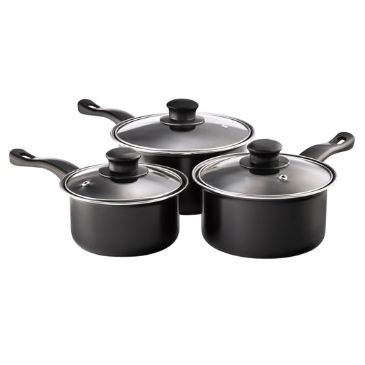 3pc Value Sauce Pan Set Non Stick