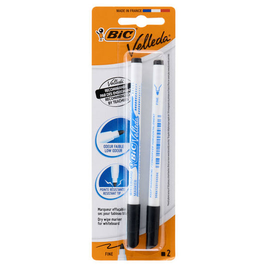 Bic Velleda Whiteboard Markers 2pk