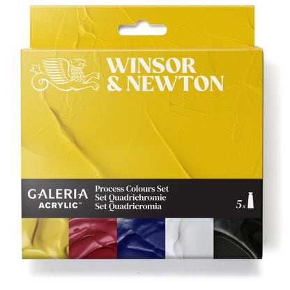 Winsor & Newton Galeria Acrylics 5x60ml Tubes Process Colours