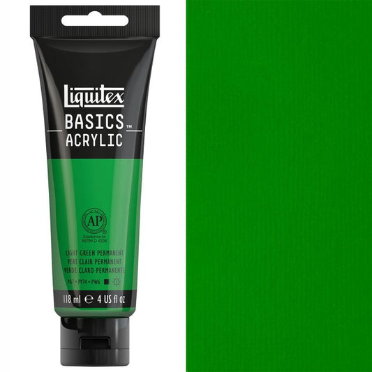 Liquitex Basics Acrylic 118Ml Light Green Permanent