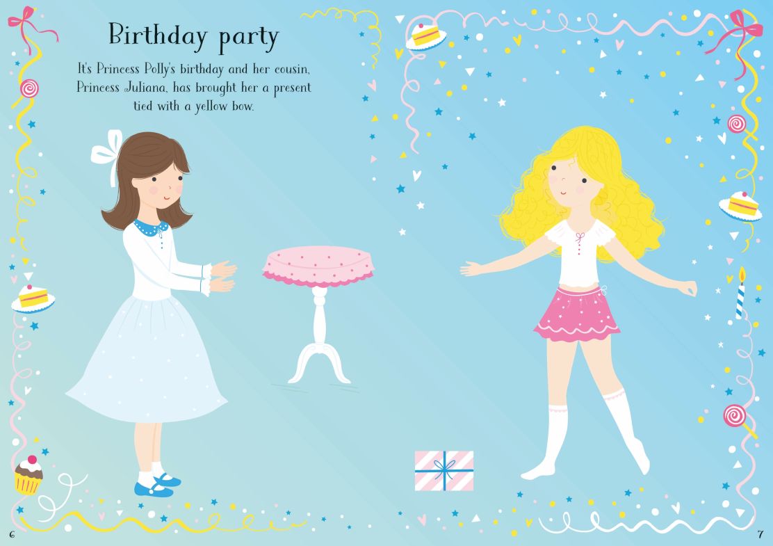Sticker Dolly Dressing Princess