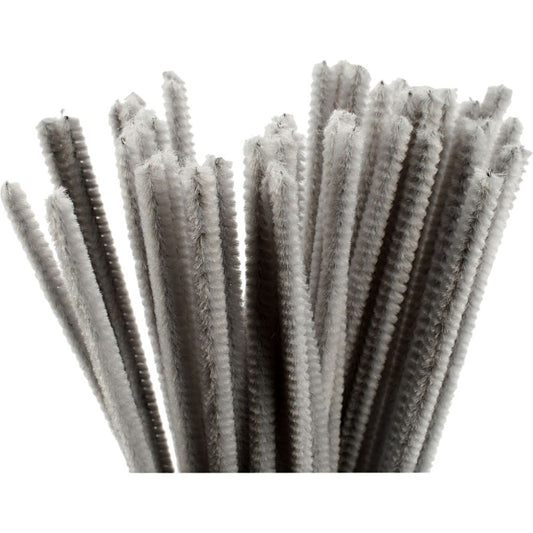 Grey Pipecleaners 50pk