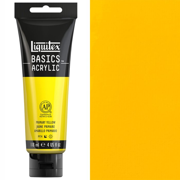 Liquitex Basics Acrylic 118Ml Primary Yello