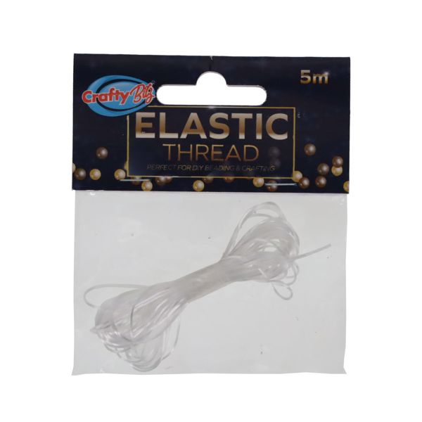 5m Clear Elastic Thread