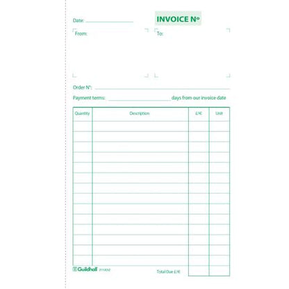 Invoice Book Guildhall