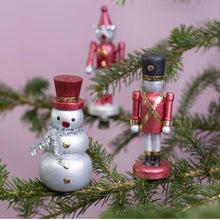 7cm Wooden Snowman