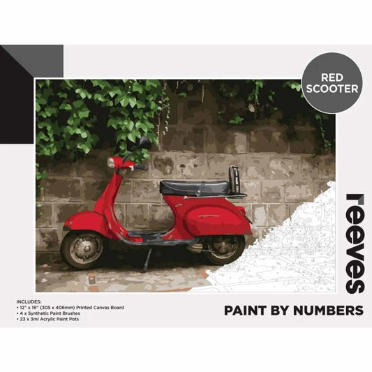 Reeves Paint by Numbers Scooter