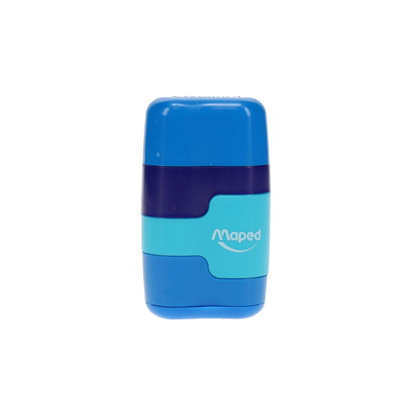 Duo Connect Twin Hole Sharpener & Eraser  - 3 Asst