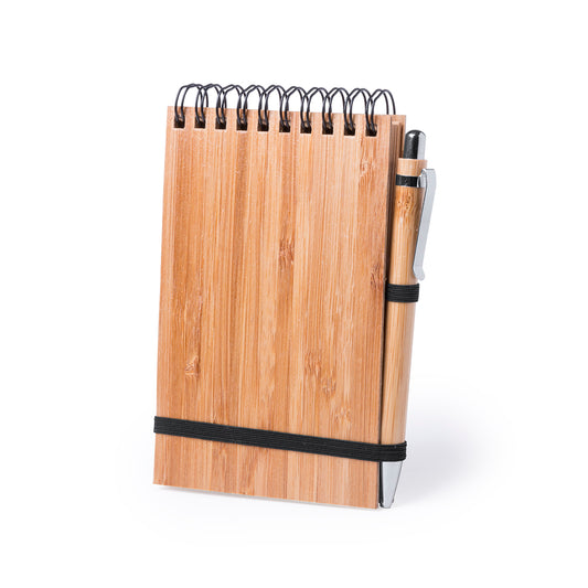 Nature line Bamboo Notebook with ball pen