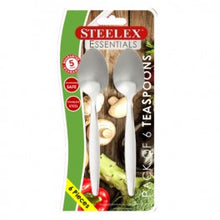 Steelex 6Pk Tea Spoons