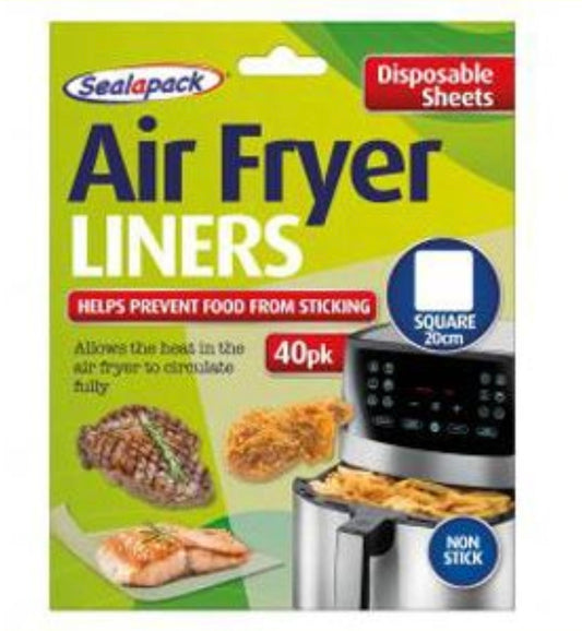 40 Air Fryer Liners Square