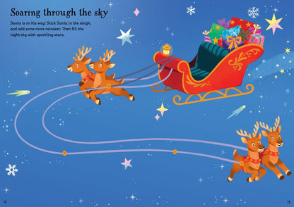 Sparkly Santa Sticker Book