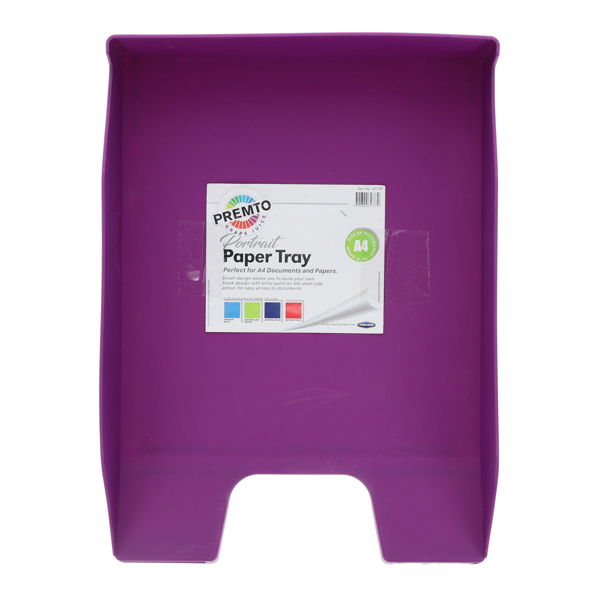 Premto Paper Tray Grape Juice
