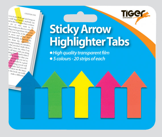 Sticky Arrow Highlighted Tabs
