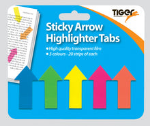 Sticky Arrow Highlighted Tabs