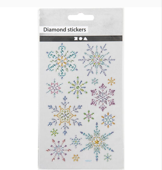 Diamond Stickers Snowflakes