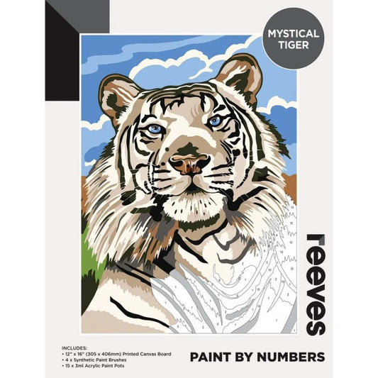 Reeves Paint by Numbers Mystical Tiger