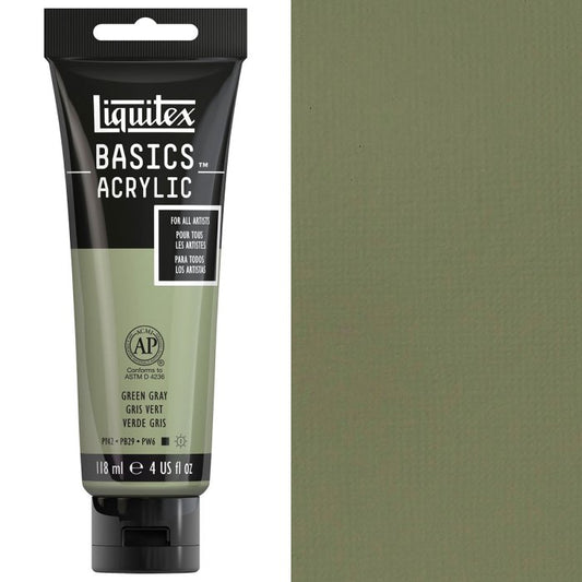 Liquitex Basics Acrylic 118ml Green Grey