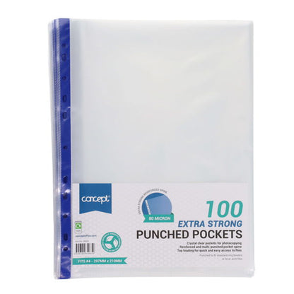 100 A4 Extra Strong Polly Pock