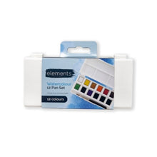 Elements 12 Pan Watercolour Set