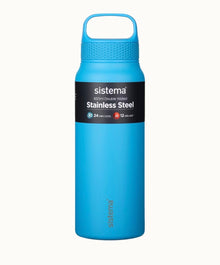 650Ml Vibrant Azure Stainless Steel Bottle