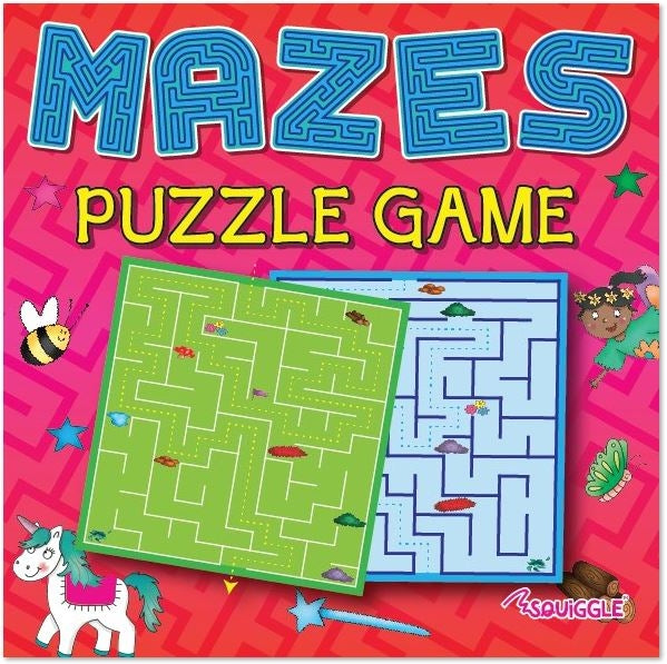 Squiggle Mazes Puzzle Book