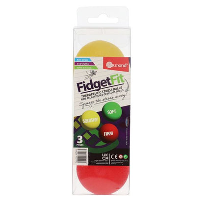 Ormond 3Pk Fidget Stress Balls