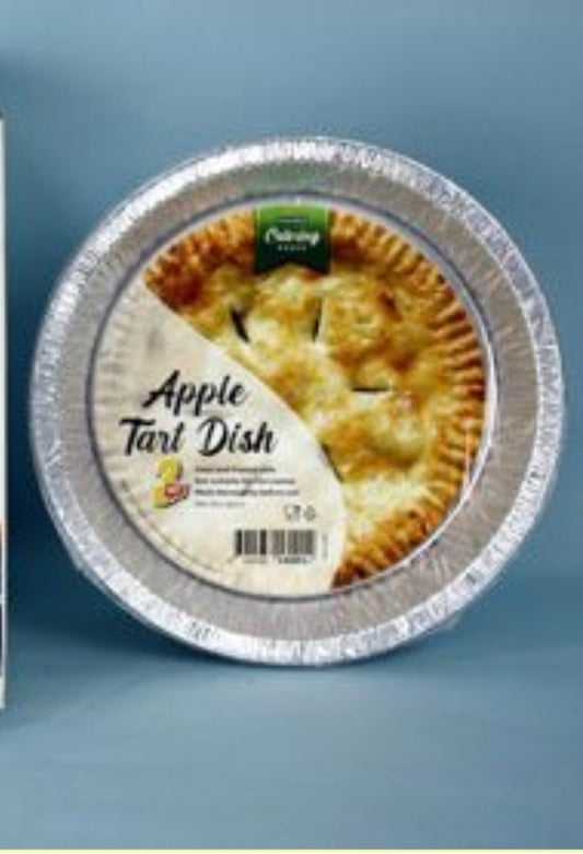 3pk Foil Apple Tart Plate