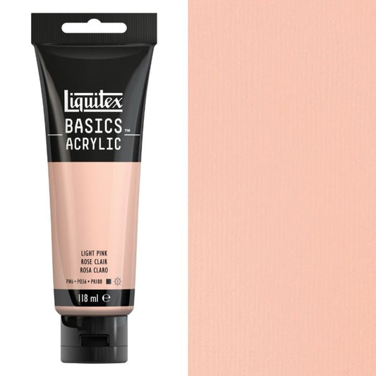 Liquitex Basics Acrylic 118ml Light Portrait Pink