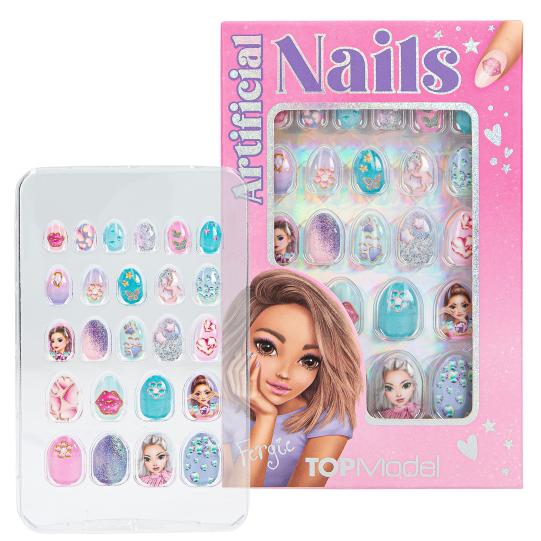 Top Model Artificial Nails Glitter Beauty & Me