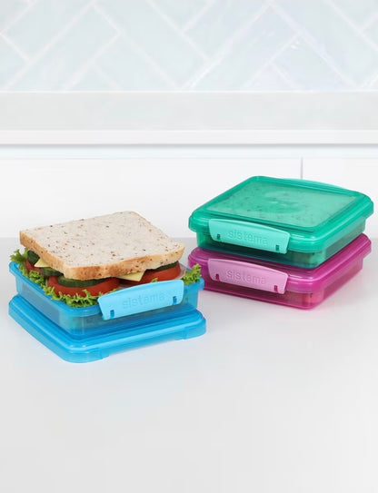 450ml 3pk Sandwich Box