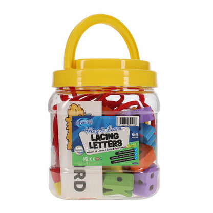 Clever Kidz
64pk Play And Learn Lacing Letters
