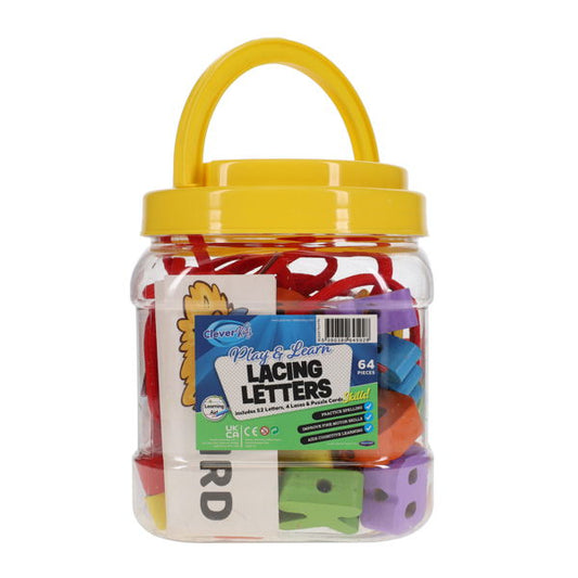 Clever Kidz
64pk Play And Learn Lacing Letters