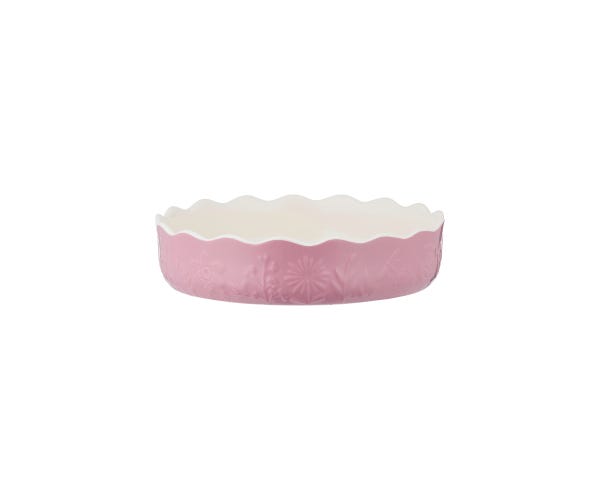 In The Meadow Pink Pie Dish 23cm