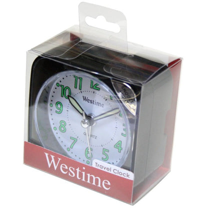 Travel Alarm Clock Black