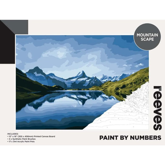 Reeves Paint by Numbers Mountain