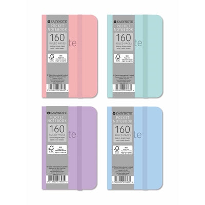 Pocket Easynote 160pg Pastels