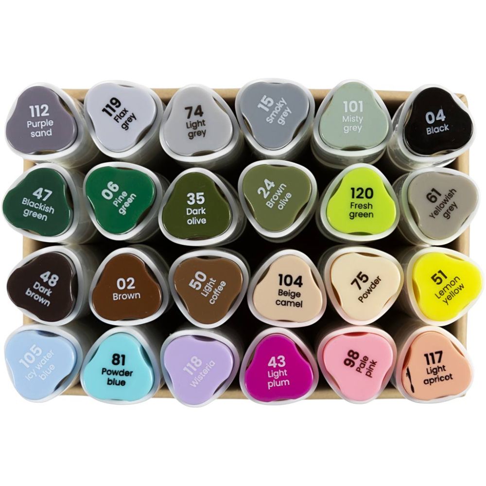 Illustration Markers 24 Pack