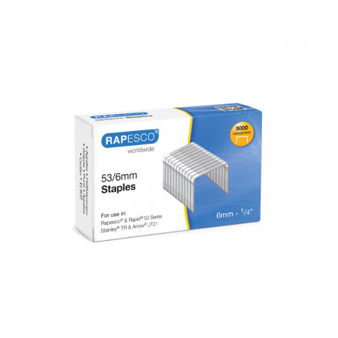 Rapesco 53/8mm Tacker Staples x 2000