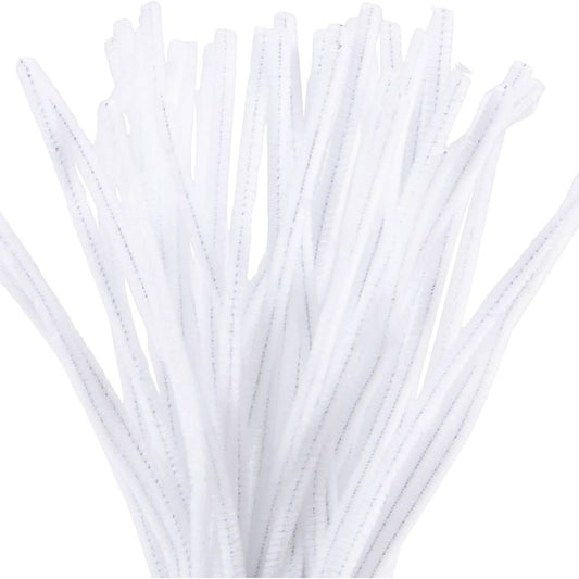 White Pipecleaners 50pk
