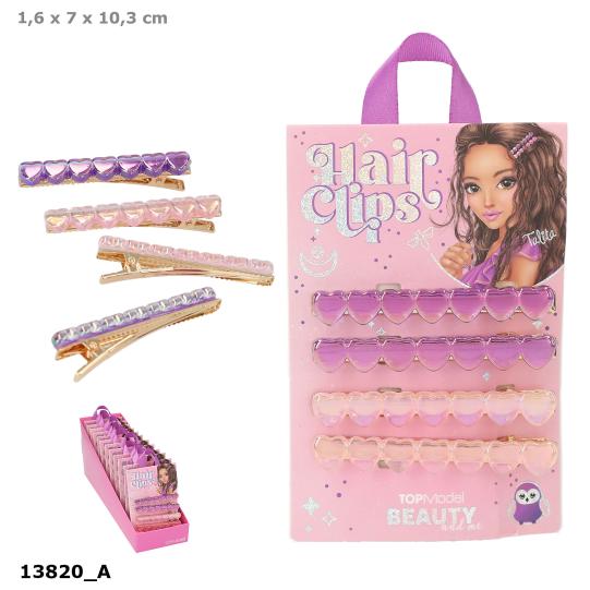 Top Model hairclip Hearts Set