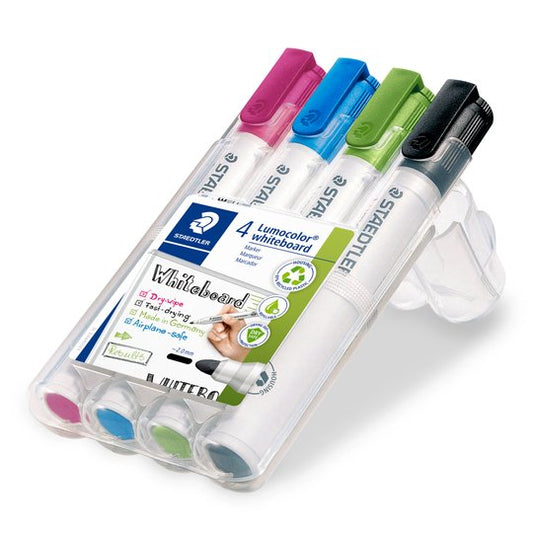 4 Whiteboard Markers Asst Colo
