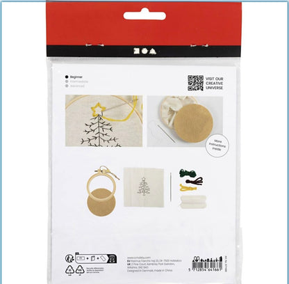 Mini Craft Kit Embroidery Christmas Tree