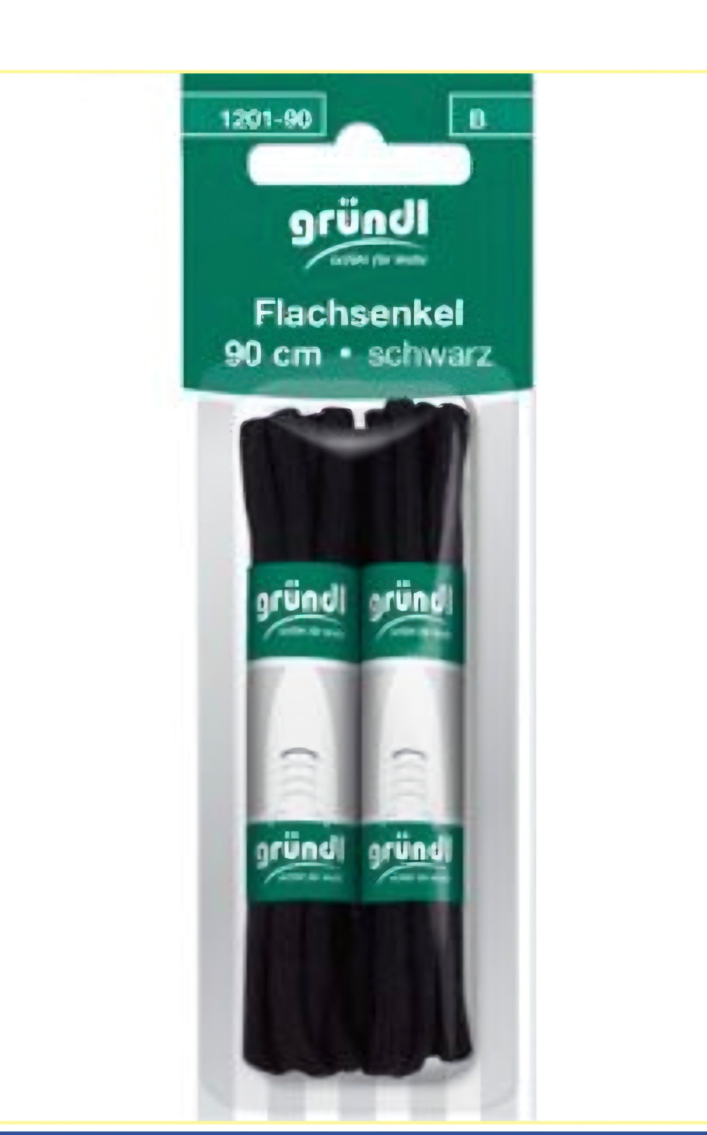 90cm Black Shoe Laces 2pk