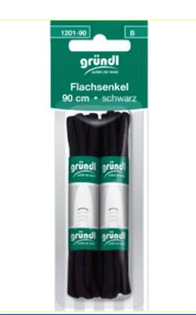 90cm Black Shoe Laces 2pk