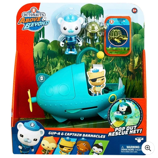 Octonauts Figure & Vehicle Gup A & Captain Barnacles