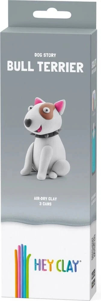 Hey Clay 3 can Dog Bull terrier