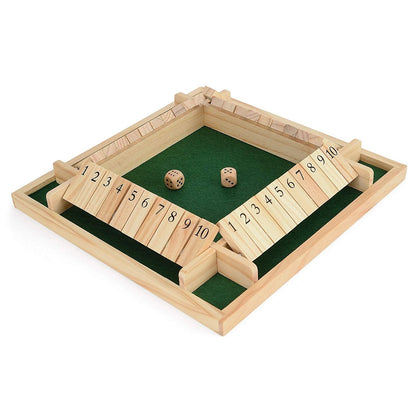 Shut The Box 4 Player Game