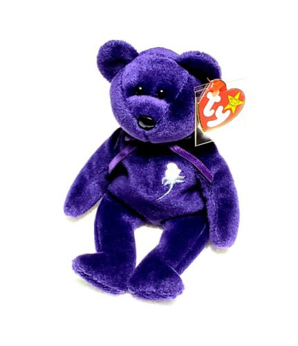 TY Princess Purple Beanie Baby *Rare