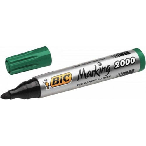 BIC Permanent Marker Round Head Green